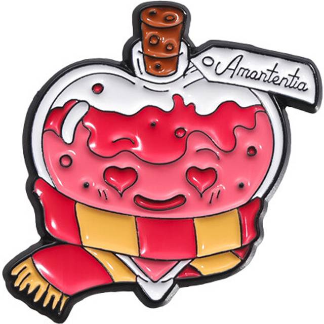 (QHXZ542) Character Whimsical Cartoon Brooch Colorful Decorative Pin With Fun Catchphrases