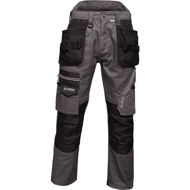 (38R, Iron) Regatta Mens Execute Holster Premium Work Trousers