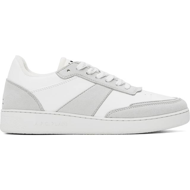 A.P.C. White & Gray Plain Sneakers - AAB White - IT 36
