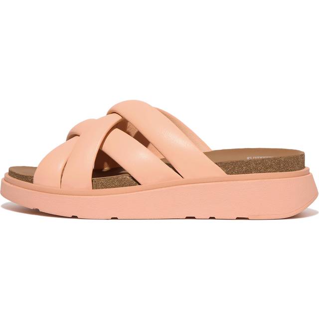 Women's FitFlop GEN-FF PADDED-STRAP Womens Slides Blushy - Pink - Size: 7