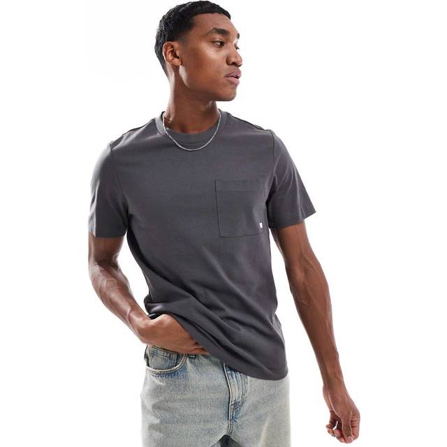 Farah – Stacy – Grå t-shirt med ficka-Grå/a