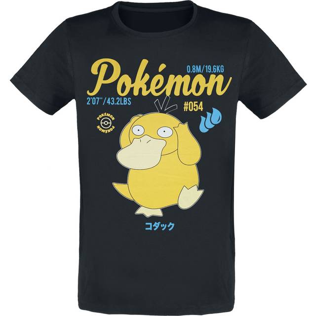 Pokémon - gaming T-shirt - Enton - Vintage - S XXL - för Herr - svart