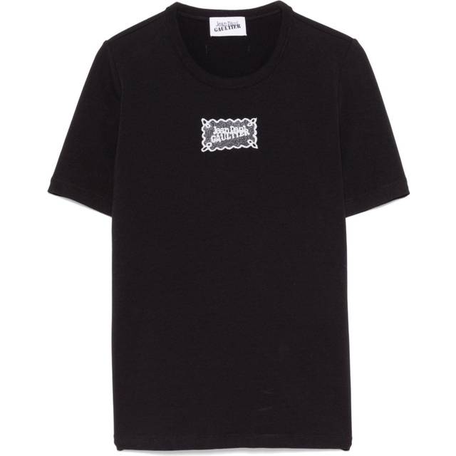 Jean Paul Gaultier - The Label T-shirt - women - Elastane/Organic Cotton - M - Black