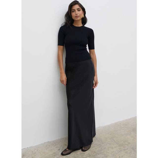Breya Maxi Skirt - Black, 14