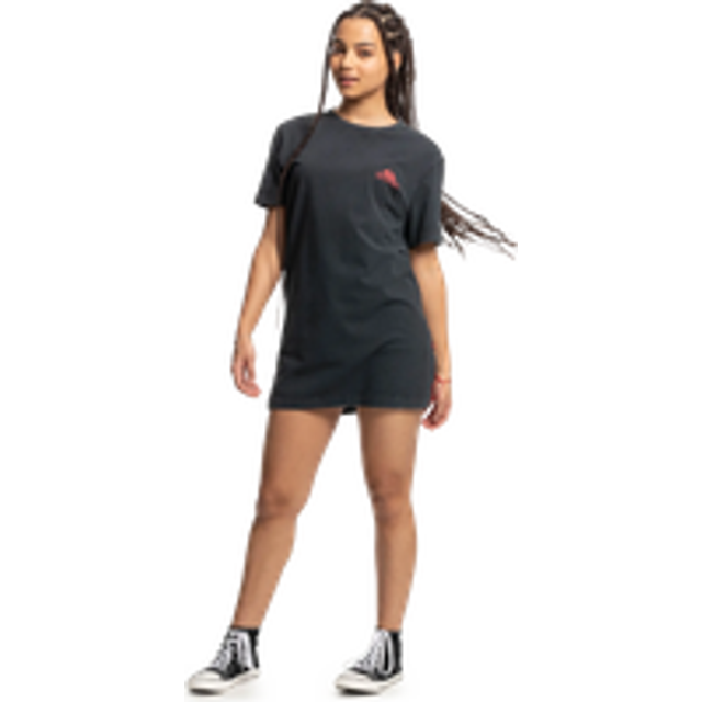 Stranger Things Upside Down Tee Dress in Black - XS/S