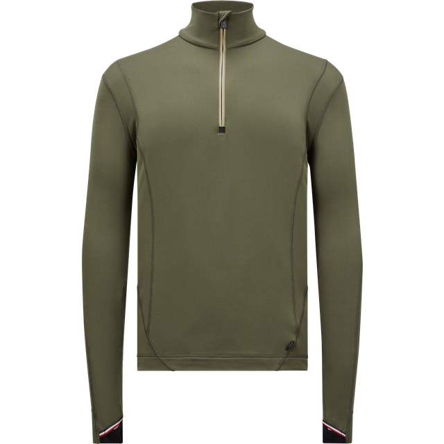 Moncler Grenoble Khaki Maglia Lupetto Sweater - 891 - GREEN - M