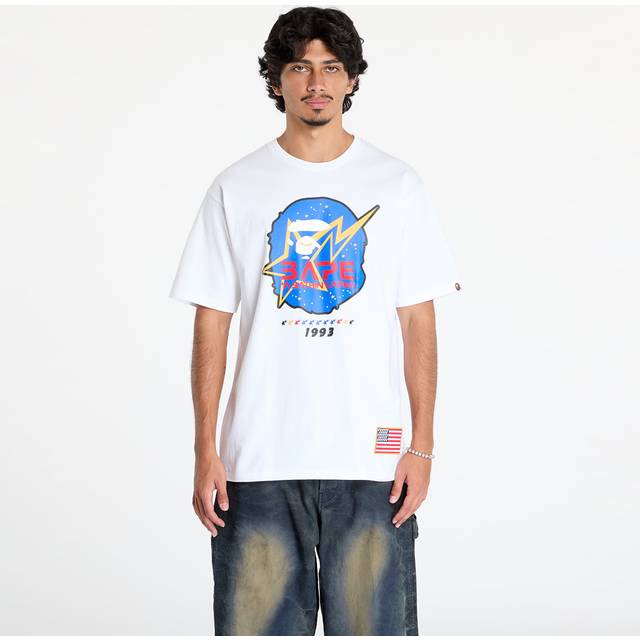 T-shirt A BATHING APE Space Ape Head Tee White XL (XL)