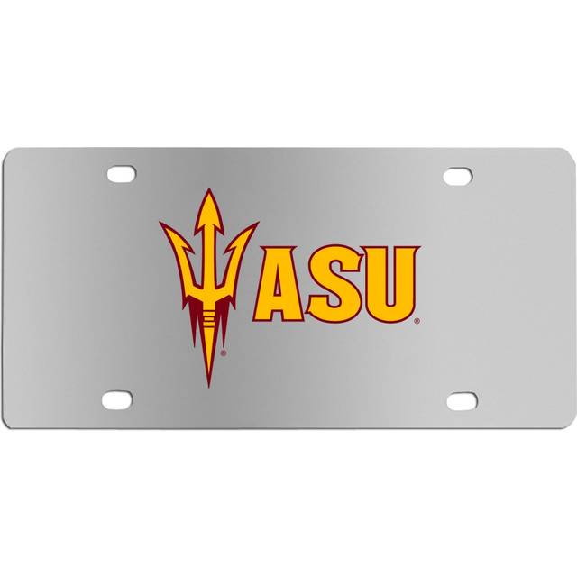 Siskiyou CPLC68 Unisex NCAA Arizona State Sun Devils Steel License Plate Wall Plaque