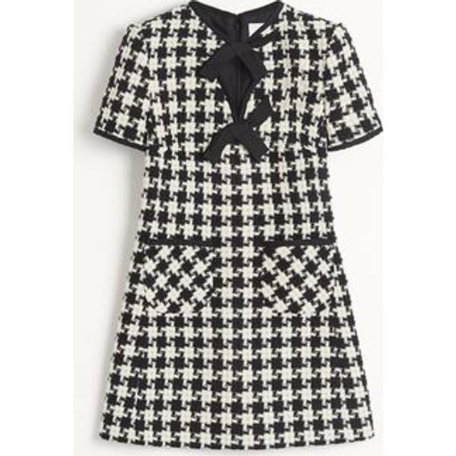 Valentino Garavani-Valentino Garavani Bow Dress Abiti Bianco/Nero-Donna - White/Black - 44IT