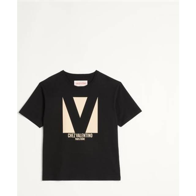 Valentino Garavani `Chez Valentino` T-Shirt - Black   - M