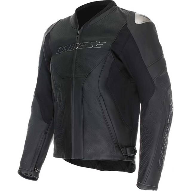 Dainese Racing 5 perforated Motorcycle Leather Jacket, black, Size 44 for Men