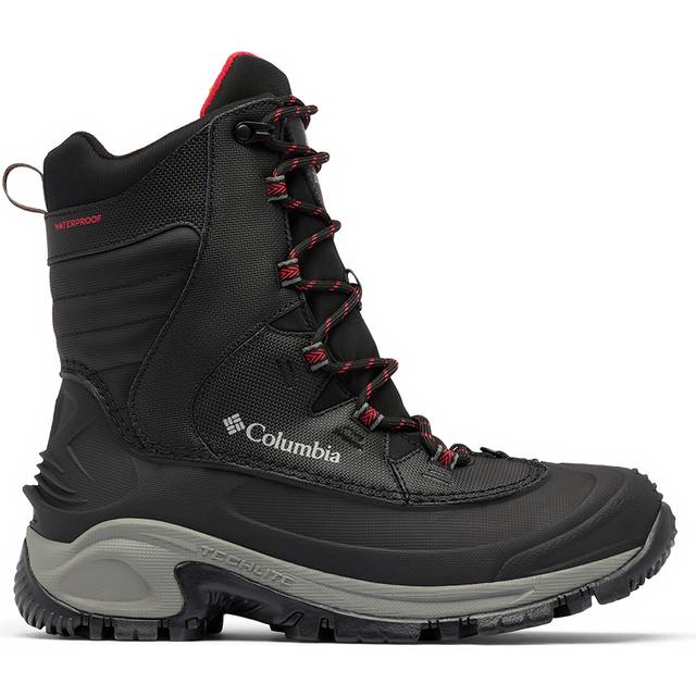 Columbia herr Bugaboot 3 Snow Boot, Svart Ljusrött, 41.5 EU
