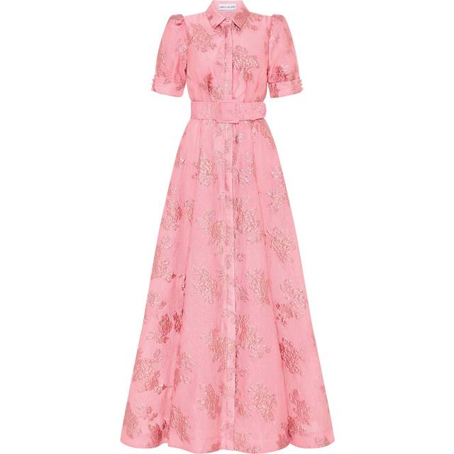 Annette Button Gown - Pink - Rebecca Vallance's creations are designed to make your every entrance unforgettable. Making its debut in 2011, the Aussie label combines structural tailoring with flowing fabrics, resulting in a collection of occasionwear that can double as your everyday glamorous wardrobe.
