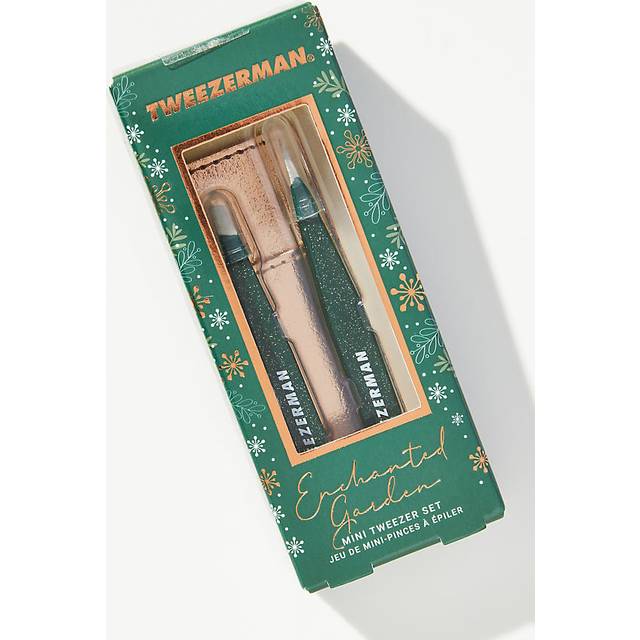 Enchanted Garden Mini Tweezer Set - Eyebrow Tweezers for Women and Men