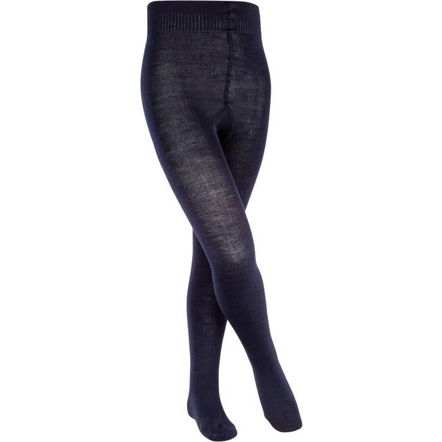 Falke Navy Blue Knitted Wool Tights - 1-2 year