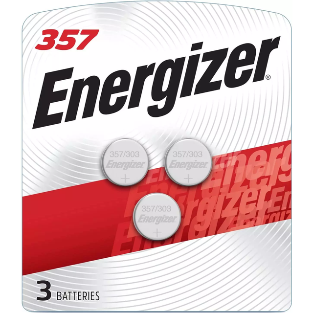 Watch/Calculator Batteries, 1.5-Volt, 3-Pack 357BPZ-3N