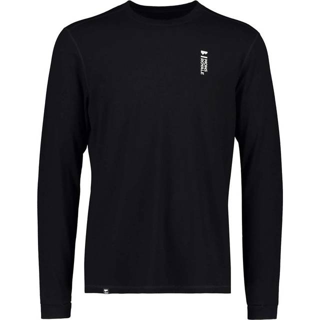 Mons Royale Cascade Merino Flex Long Sleeve S BLACK (S)