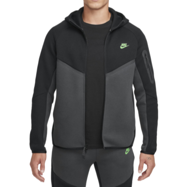Nike Tech Fleece Windrunner Hoodie - Black - Size L