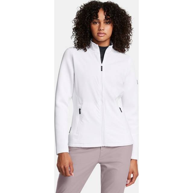 Under Armour Drive Pro Hybrid Women's Full-Zip Jacket White / Metallic Silver S