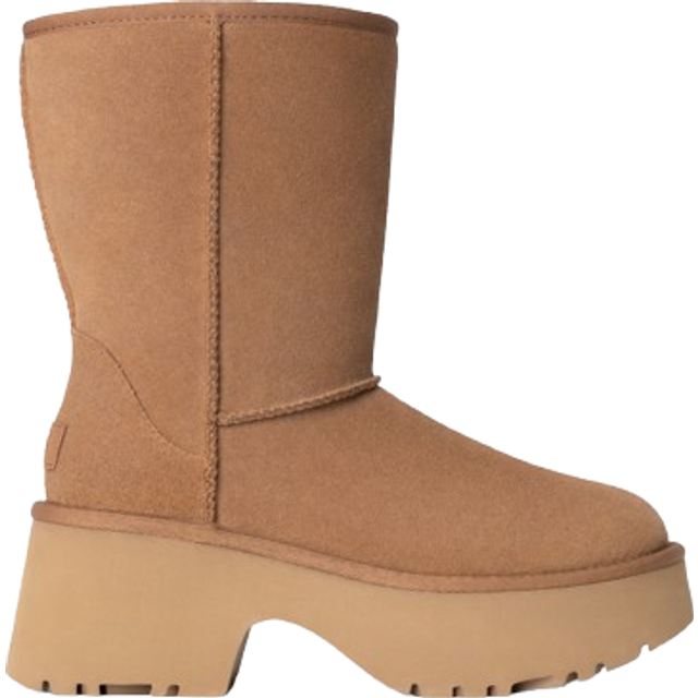 UGG Womens Classic Short New Heights Boots - Chestnut, Brown, Size 7, Women