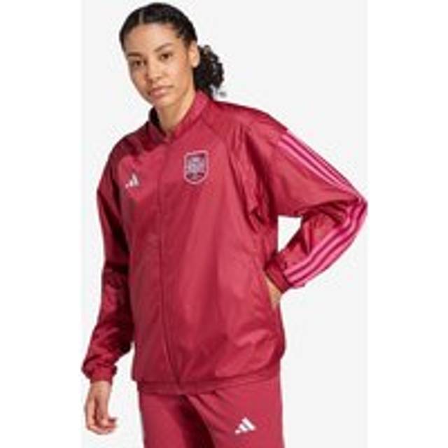 '23-'24 Spain Presentation Jacket (Maroon) - Ladies Women's XS Polyester Made By: Adidas