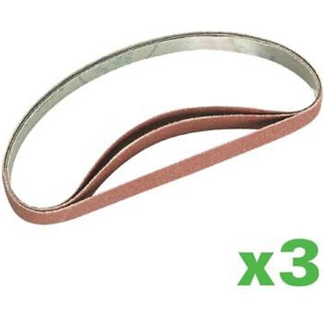 Evolution Power Tools File Sander Belts 80 Grit (Pack 3) EVLFILEP80
