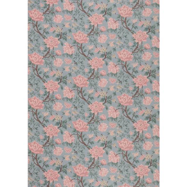 Laura Ashley Tapestry Floral Chenille Furnishing Fabric, Blush