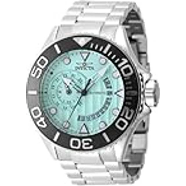 Invicta Grand Diver GMT Stainless Steel Turquoise Dial Automatic 47541 300M Men's Watch