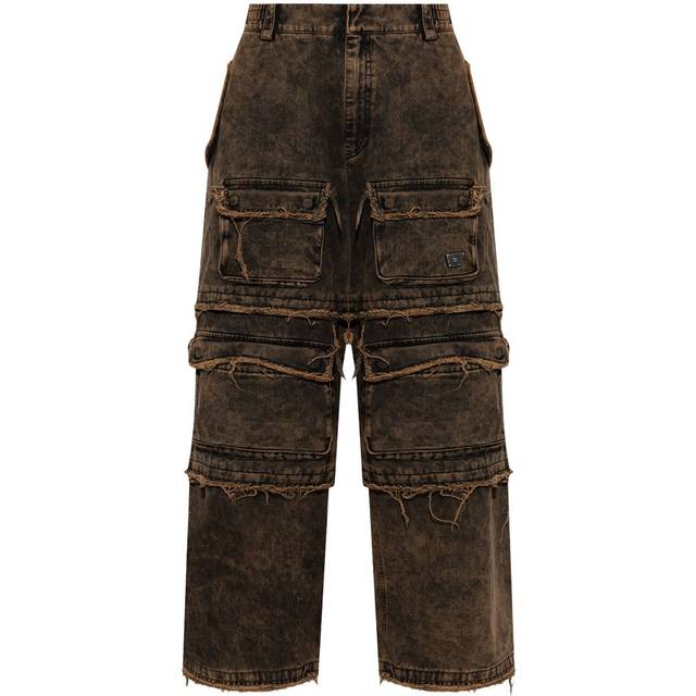 MISBHV - Ibiza Oversize cargo jeans - men - Cotton - S - Brown