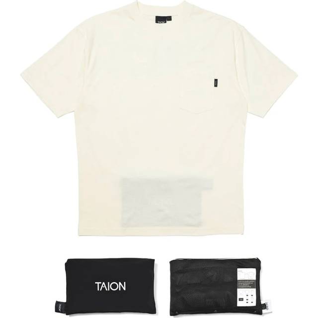 T-shirt Taion Storage pocket - Blanc - XS