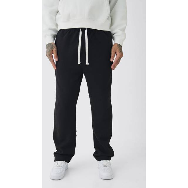 Tall Oversized Drop Crotch Joggers - Black - L