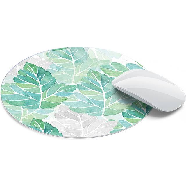 (G) 1pcs Cute mouse pad small round large cushion portable office home natural