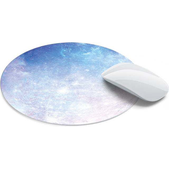 (C) 1pcs Cute mouse pad small round large cushion portable office home natural
