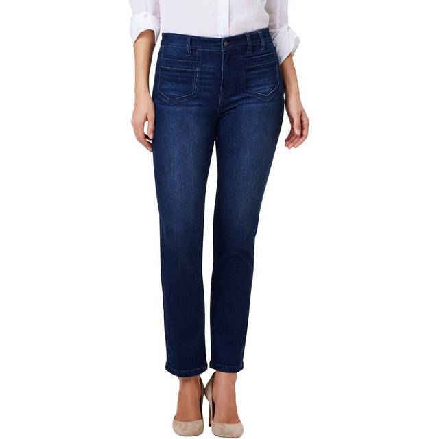 NIC+ZOE Mid Rise Straight Pocket Jean