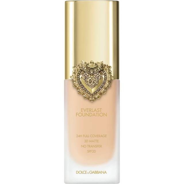 Dolce & Gabbana Flawless Everlast Foundation 24H Full Coverage 3D Matte No Transfer SPF25 6W Light