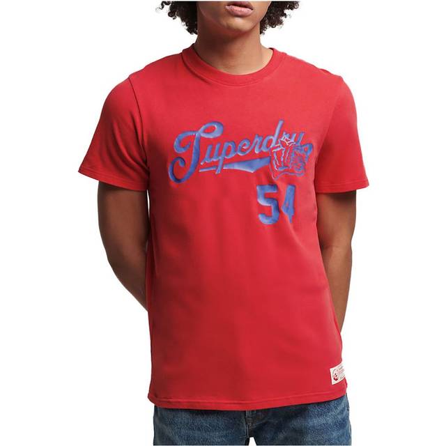 T-shirt Superdry Vintage Script - Rouge - M