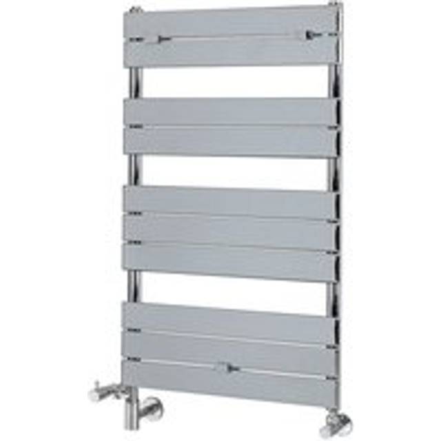 Milano - Lustro - Modern Chrome Flat Panel Dual Fuel Electric Heated Towel Rail Radiator - 1000mm x 600mm
