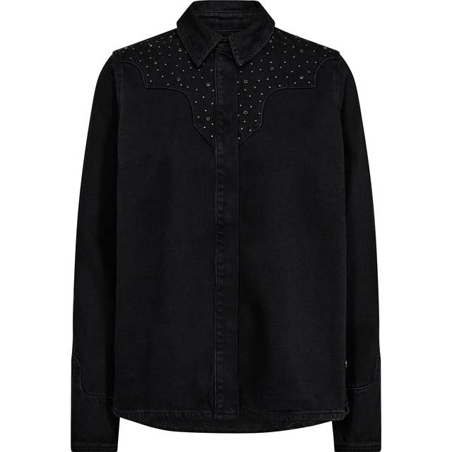 MOS MOSH Evira Denim Shirt, Black