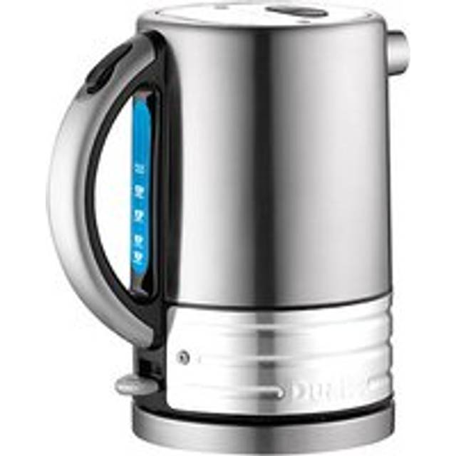 Dualit - Architect Brushed Stainless Steel and White Kettle