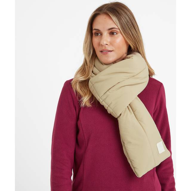 TOG24 Unisex Clough Padded Scarf Taupe - Brown - One Size
