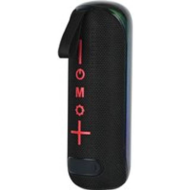 10W BT Speaker with LED Lights - Black - A
