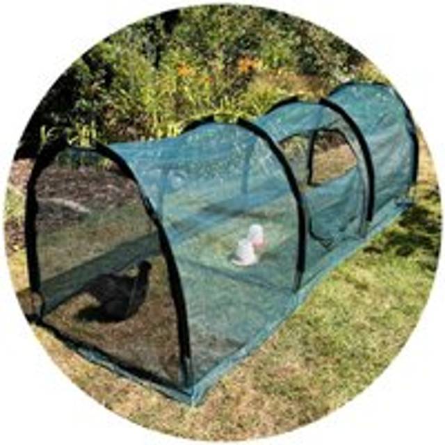 GardenSkill Chicken Coop Tunnel & Small Pet Play Pen 3M X 1.5M + Shade Cover, Green