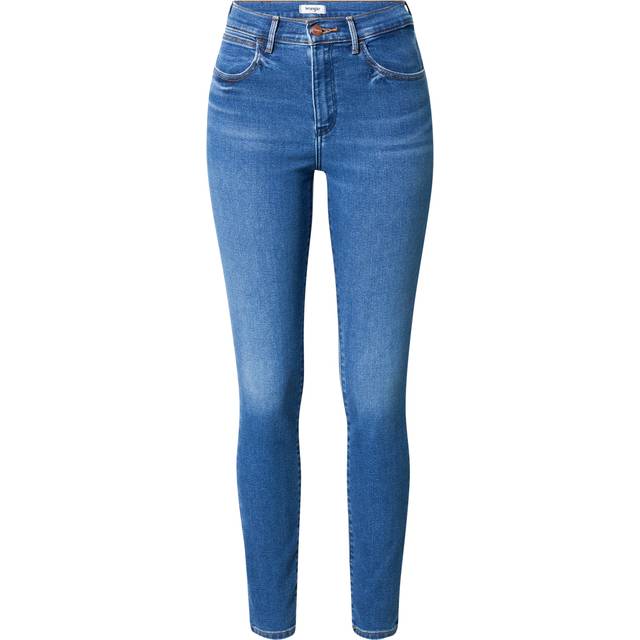 Wrangler High Rise Skinny Stretch Jeans Camellia