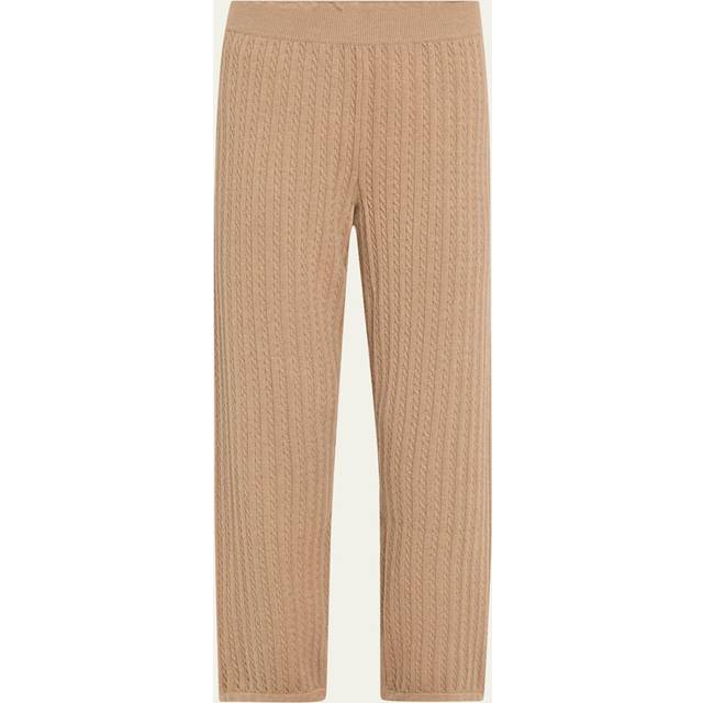 SIMKHAI Cable Cashmere-Blend Jogger Pant