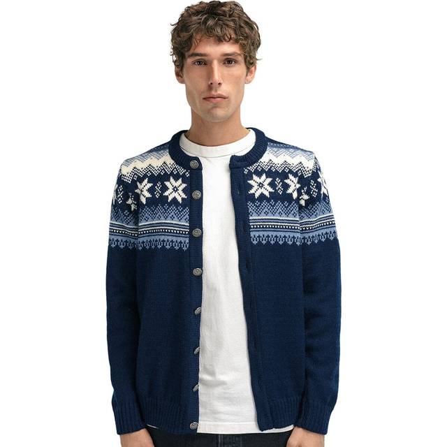 Dale of Norway Veafjord Jacket - Pullover - Herr Navy / Blueshadow / Cream L