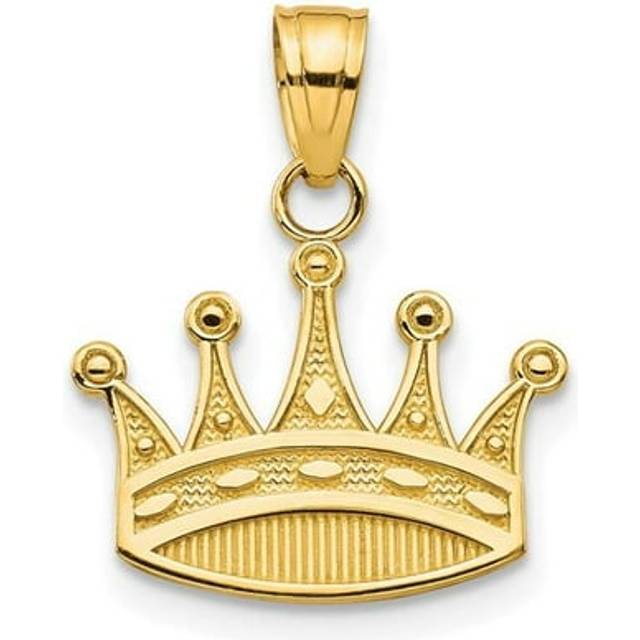 10K Yellow Gold Crown Charm