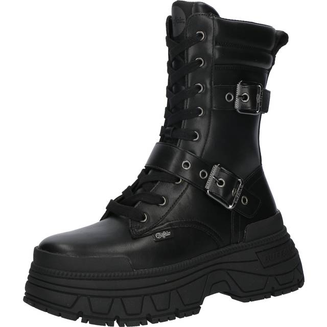 Buffalo Boots & Ankle Boots - Fusion Lace Up Biker - black - Boots & Ankle Boots for ladies - 8 (UK)