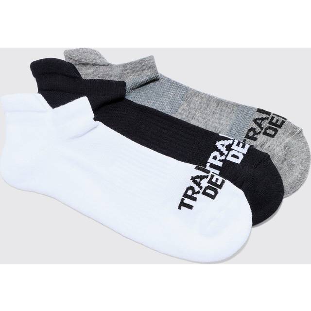 Mens Multi Active Training Dept Cushioned Trainer 3 Pack Socks