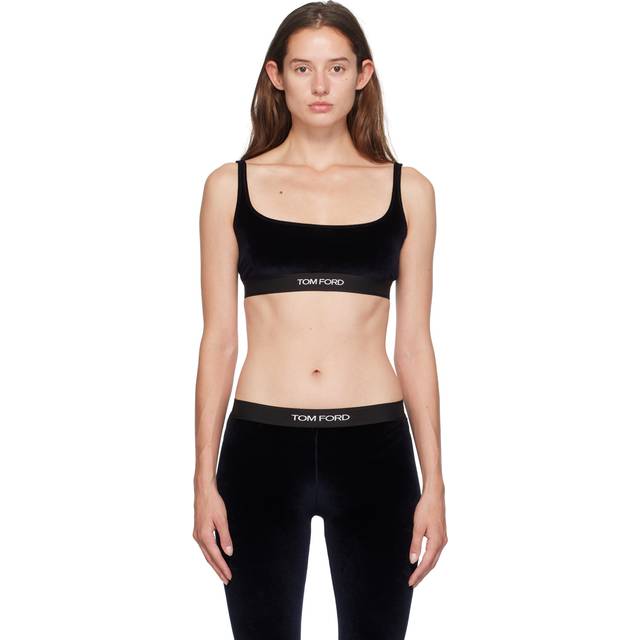 Velvet bralette - TOM FORD - gender_Woman - Blue (M)