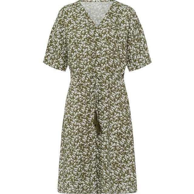 Heine Printed Summer Dress - Olive Print